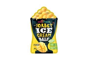 Mango sorbetipallid MINI MELTS, 72g