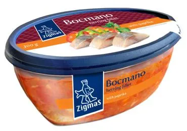 Mar.heeringafilee paprik. ZIGMAS, 300g