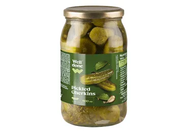 Marinēti gurķi WELL DONE 860g
