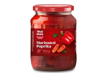 Marinēta paprika WELL DONE 680g
