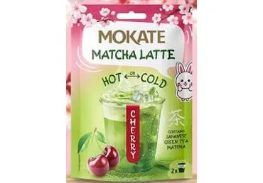 Šķīstošais dzēriens MOKATE Matcha ķiršu garšu 40g