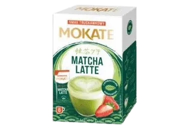 Šķīstošais dzēriens MOKATE Matcha zemeņu 6x14g
