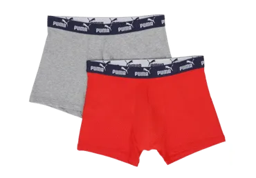 Vīriešu bokseršorti PUMA 2gab. sarkani pelēki M