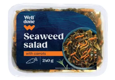 Jūras salāti ar burkāniem WELL DONE 240g