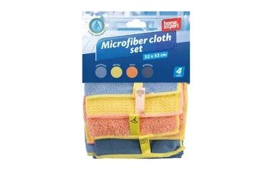 Mikrošķiedras lupatiņu komplekts 4gb.32x32cm