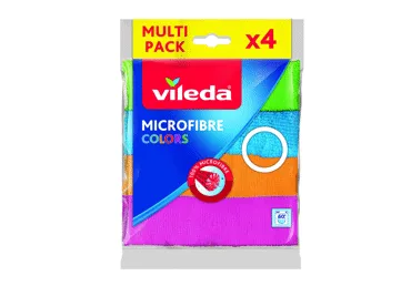 Mikroplüüsist lapid VILEDA Colors, 4tk