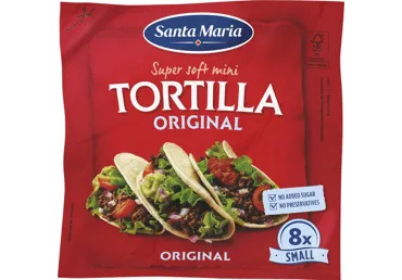 Minitortilja 15 cm x 8 tk, SANTA MARIA, 200 g