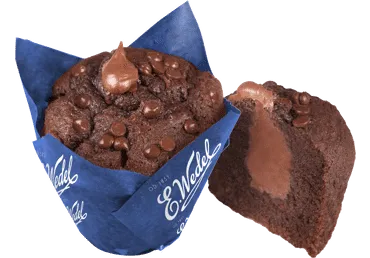 Muffin šokolaaditäidisega, sulat. 115g