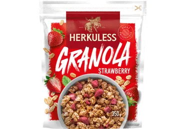Granola müsli maasikatega Herkuless 350g