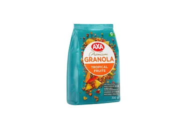Granola ar tropiskajiem augļiem AXA 330g