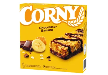 Müslibatoon banaan.-p.šok. CORNY 6x25g