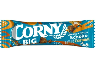 Musli batoniņš CORNY Big ar šokolādi un sāļo karameli 40g