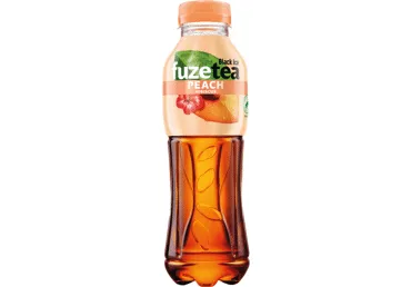 Tējas dzēriens FUZE TEA ar Persiku un Hibiska garšu, negāzēts, PET, 0.5l(DEP)