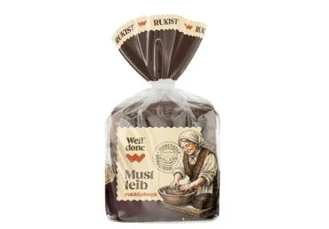 Must leib rukkijahuga WELL DONE, 300g