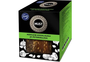 Must Näkileib küüsl-peters-ga FAZER,150g