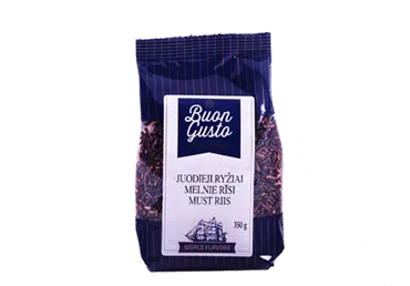 Melnie gargraudu rīsi BUON GUSTO, 350g