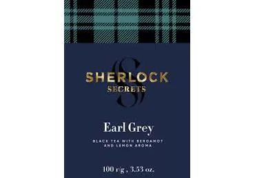 Melnā tēja SHERLOCK SECRETS Earl Grey 100g