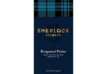 Melnā tēja SHERLOCK SECRETS Bergamot Prime 22x2g