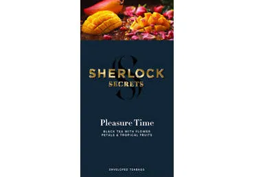 Melnā tēja SHERLOCK SECRETS Pleasure Time 22x1.8g