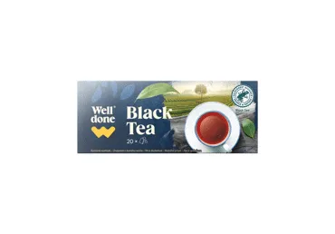 Melnā tēja WELL DONE  20x1.75g