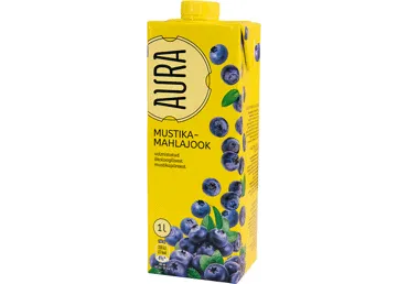 Mustikamahlajook AURA 1l