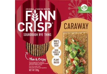 Näkileivad õhuke.FINN CRISP Caraway 200g