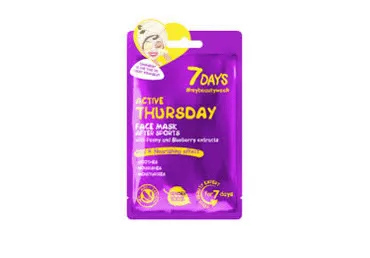 Näomask 7DAYS Active Thursday 28g