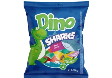Želejas konfektes MIO&RIO Sharks 200g