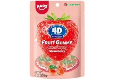 Närimiskommid maasika 4D AMOS 65g
