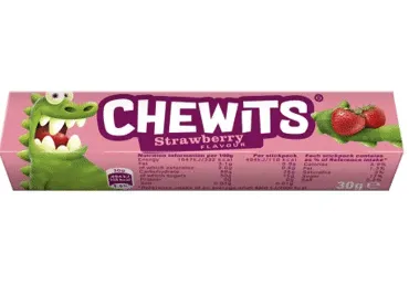 Nätsukommid maasika maits. CHEWITS 30g