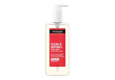 Neutrogena® Clear & Defend+ kooriv pesugeel, 200ml