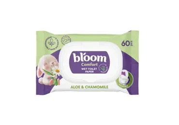 Niisk.tualettpaber BLOOM Aloe&chamo.60tk