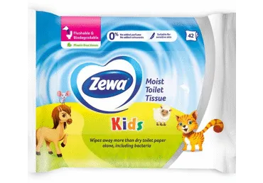 Niisk.tualettpaberid ZEWA Kids 42tk