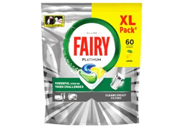 Nõudepes.kap.FAIRY Platinum Lemon 60tk