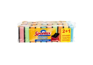 Trauku mazgāšanas sūkļi SPONTEX 30gab.