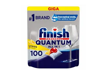 Nõudep.m.kaps.FINISH Quantum Lemon 100tk