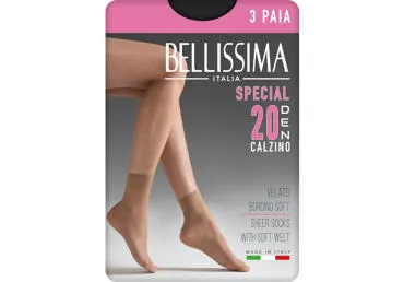 Siev.zeķes BELLISSIMA SPECIAL 20 nero 3p