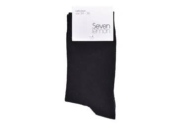 N.sokid SEVEN LEMON 40-42 pikk.must