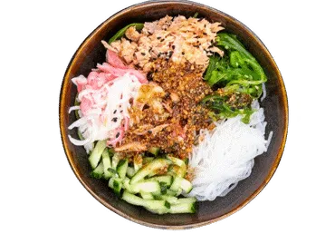 Nuudlisalat kuumsuitsuforelliga 275g