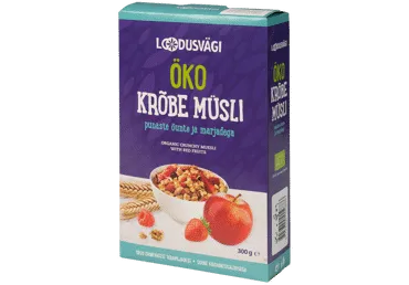 Ök.müsli pun.õun.,marjad.LOODUSVÄGI 300g