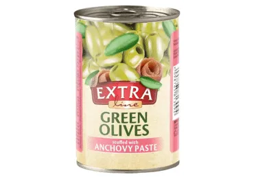 Oliivid anšoovise täid. EXTRA LINE 270g