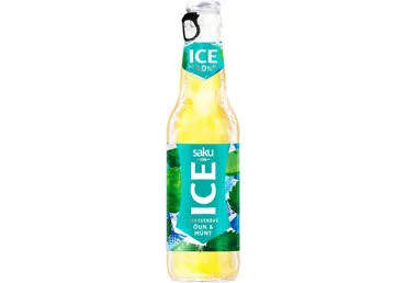Õllejook SAKU ON ICE Õun-Münt 4% 330ml