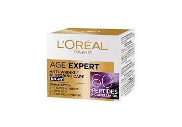Öökreem Age Expert 60+, L'OREAL PARIS, 50ml
