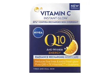 Öökreem NIVEA Q10 Energy VitaminC+E 50ml