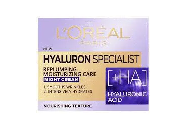 Öökreem&mask L'OREAL Hyaluron Spec.,50ml