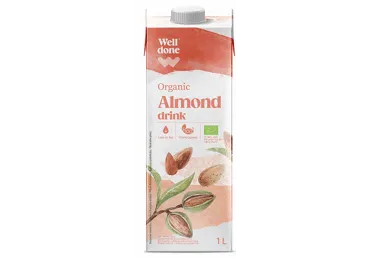 Ekoloģisks mandeļu dzēriens WELL DONE 1L