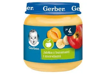 Õuna-abrik.ban.püree GERBER 125g 4k