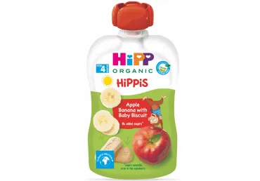 Õuna-banaanipüree küpsis. HIPPBIO 100g4k