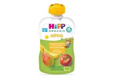 Õuna-pirni-banaanipüree HIPP BIO 100g 4k