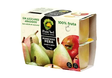 Õuna-pirnipüree Pombel 4x100g